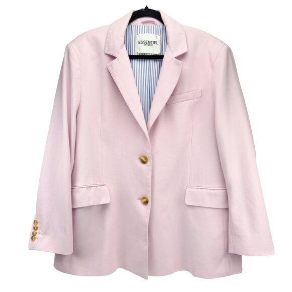 ESSENTIEL ANTWERP “Basquiat” Lilac Oversized Single Breasted Blazer Size M - Picture 5 of 13